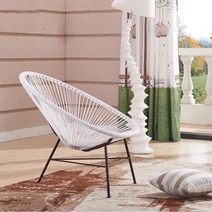 라탄 PE 등나무 그물의자 카페 야외 펜션 풀빌라 제주, 등나무 의자(파란색)