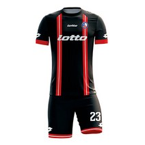 로또 축구유니폼 LOTTO 240C(검정색/적색)