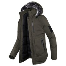 스타일준 남성 겨울 롱패딩 점퍼 방한복 패치롱패딩