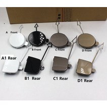 자동차 견인고리 견인볼전면 및 후면 범퍼 로우 후크 견인 아이 커버 캡 폭스 바겐 파사트 2011-2021, 16 D1 2016-2018, 16 D1 2016-2018