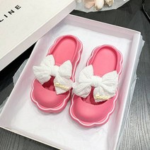 SUMEIU 여성 미끄럼 방지 슬리퍼 방수 샌들 메리제인 리본 사무실 슬리퍼 실내화 3컬러