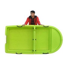 조립식보트 카탑 요트 호수 피싱 레저용 분할, 2.2m 접이식 보트 하중 500kg