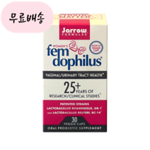 홍박스 (아이스팩포장) 자로우 여성 펨 도피러스 50억 30정 (총1개) 냉장보관 유산균 구매대행, 1개, 30개