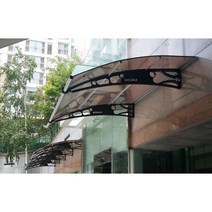 캐노픽스 1500x2100 비가림 차양막 창문차양 렉산 넥산 폴리카보네이트 창문캐노피, 그린, 0개, 블랙