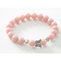 (캐슬공주팔찌)8미리 마산옥 연핑크/나비 하트/팔찌/가족염주묵주/단주/합장주/운동/등산골프/절/부모님/엄마/아빠/부부/커플/남성용남자여자/불교용품/친구/언니/오빠/기념일/생일/선물