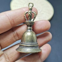 풍경종 바람종 처마 풍경소리 인테리어소품황동 수공예품 다이 캐스팅 드롭 벨 키 자동차 버튼 윈드 벨 티베트어 청동 벨 선물 홈 액세서리