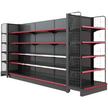 마트 진열장 주문제작 슈퍼 편의점 상품 전시 진열대, 상세이페이지 참고, 화이트 80x32x135 x5단x바퀴