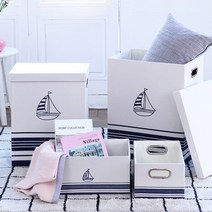 마린 사각 패브릭 바스켓 TGQ15-214, 없음