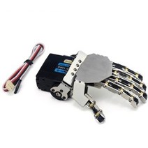 로봇 과학교육 킷트 전자공고 기계공고 휴머노이드 로봇 손 다섯 손가락금속 조작기, 왼손