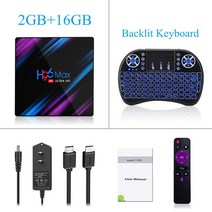 스마트 TV 박스 안드로이드 11 H96 MAX RK3318 4G 64GB 32GB 4K 구글 음성 제어 어시스턴트 와이파이 미디어 플레이어 H96MAX TVBOX 셋톱, 영국 플러그_2GB 16GB Keyboard, 4.미국 플러그 - 2GB 16GB Keyboard