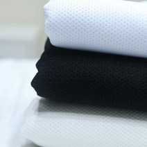 [원단쟁이] 여름철 마스크안감 에어매쉬 원단 E, 블랙