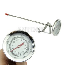 스테인레스 스틸 오븐 요리 바베큐 프로브 온도계 식기 게이지 200 ° C