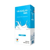 데일리스타 밀쉬 멸균우유 캡없음 1000ml 1박스 12개