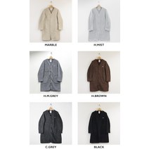 단톤 DANTON 플리스 칼라리스 코트 노칼라 코트 롱 코트 FLEECE COLLARLESS COAT JD-8992 여성 코트