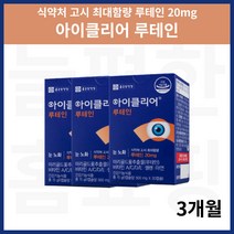 종근당 건강 아이클리어 차인표 눈사랑 루테인 3개월