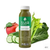 Suja Cold-Pressed Mighty Dozen Green Juice 수자 콜드 프레스 마이티 도즌 주스 12oz(354ml) 3팩, 12 Fl Oz