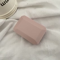 렌즈통 휴대용 렌즈케이스 케이스 여행 마카롱 심플, 핑크