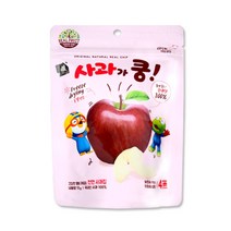 천연리얼칩 동결건조 과일칩 유기농과자 뽀로로 사과가 쿵 15g, 2개, 천연사과칩