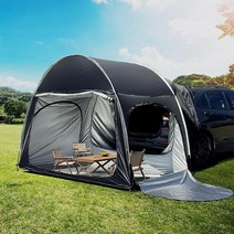 차량 SUV 후면 텐트 캠핑 자동차 차양 햇빛 가리개-블랙