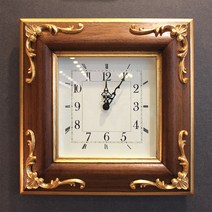 이태리 직수입 원목 벽시계 브라운(3437)