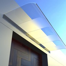비가림막 접이식 어닝 테라스 현관 차광막 천갈이 눈, 단일사이즈, F_400x1200 반투명