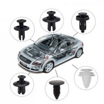 자동차 플라스틱 패스너 세트 클립 범퍼 휀다 고정 볼트, 단품