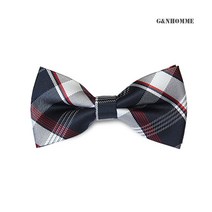 REMIZIO RM-CH836 성인_아동 체크 나비넥타이