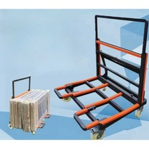 이동식 접이식 유리 운반대 대리석 샷시 구르마 석재운송, D