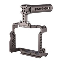Andoer Sony A7R III / A7 II A7III에 대 한 비디오 장비 탑 핸들 그립 교체 알루미늄 합금 카메이지 키트, Gun Silver