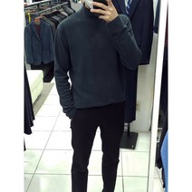 [트루젠] 다크그린 폴라폴리스 모크넥 반폴라 스판 티셔츠 028820009056-6 (P0