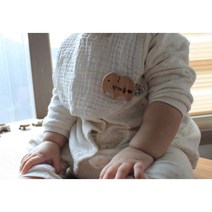 아기이름표 원목 각인 이름 명찰, 곰돌이