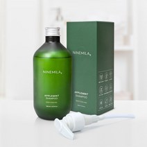 지성두피용 애플민트 쿨샴푸 500ml 저자극 약산성 시원한 쿨링 샴푸 두피 보습 케어 가려움 각질 비듬 제거, 지성두피용 쿨샴푸 500ml - 3개