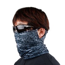 카투스 페리온 F9 자외선차단마스크 귀걸이 쿨 멀티스카프 넥워머 목토시 얼굴햇빛가리개, 썸머블랙