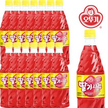 오뚜기 시럽 슬러시 딸기향 15병 기타시럽, 15개, 1kg