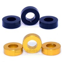 특수 와샤20pcs M3 알루미늄 플랫 와셔 x 6x0.25/0.5/1/1.5/2/2.5/3mm 다채로운 합금 부싱 가스켓, 01 M3x6x0.25_10 Light blue