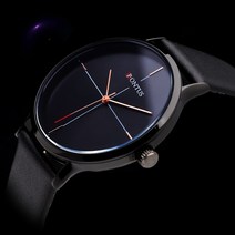 디엔 중학생시계 남성 남자 가죽 손목시계 커플 선물용