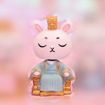 납품 궁중 고양이 바람 장식품 생일 케이크 베이킹 자동차 장식 절레 컨트롤 테이블, 0922A 파란색 의자 황제가 고개를 젓다