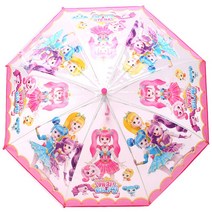 캐치티니핑 프린세스 요정 투명 우산 살길이 50cm 하츄핑 여아 어린이 우산