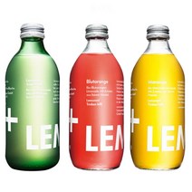 레몬에이드플러스 330ml 12병 생과일 건강 유기농 주스 탄산 수 음료, 라임