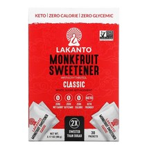 Lakanto Monkfruit Sweetener With Erythritol Classic 3.17 oz (90 g)
