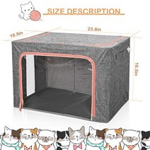 강아지산소방 고양이 아크릴 애견 산소방 대여 반려견 반려묘 애완 동물 분무 둥지 개 분무 상자 산소 흡입 기계 전용 접이식 분무 상자 산소 케이지, b