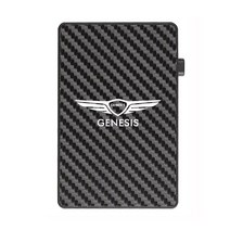 RFID 도난 방지 탄소 섬유 럭셔리 카드 홀더 은행 신용 스마트 팝업 지갑 현대 제네시스 g70 g80 g90 gv80 gv70 로고, [04] carbon fibre 2, Carbon Fibre 2