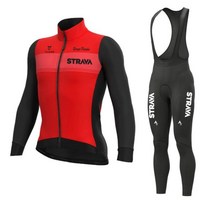 킥보드 인라인 자전거 무릎 세트 보호대 Strava-19D 젤 패딩 빕 바지 사이클링 저지 세트 남성용 통기성 빠른 건조 긴 소매 의류 여름 슈트, 4XL, Pic Color 2