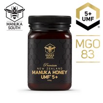 마누카사우스 마누카꿀 100% 뉴질랜드 정부인증 UMF MGO, UMF 5+  500gm