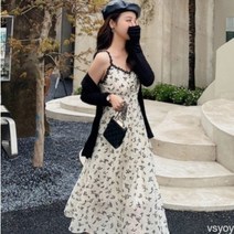 vsyoy루나걸 보틴 끈나시 원피스