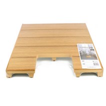 베란다 현관 화장실 욕실 원목 나무 발판 중형