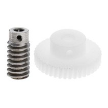 GHSHOP 웜기어용 50T 액슬 키트 웜휠, 80MM, 실버, 스틸