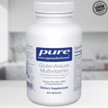 퓨어 인캡슐레이션 GlutenAssure 멀티 비타민 90 캡슐 글루텐 프리 서포트, 멀티 비타민 90캡슐