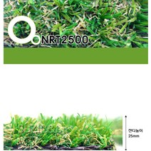 고급 인조잔디 NRT2500 두께25mm(25M) 롤잔디매트, 단품