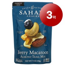 리암마켓 Sahale Snacks 사헬 스낵 아몬드 트레일 믹스 베리 마카룬 198g 1팩, 3팩
